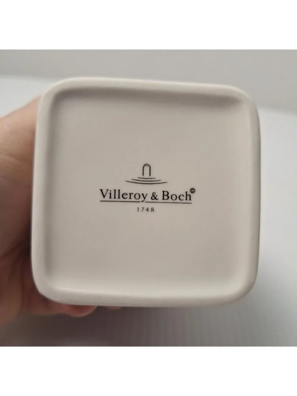 VILLEROY & BOCH PETITE FLEUR CHARM JAMPOT/JAR/CANISTER RED PEPPER FINIAL NWB